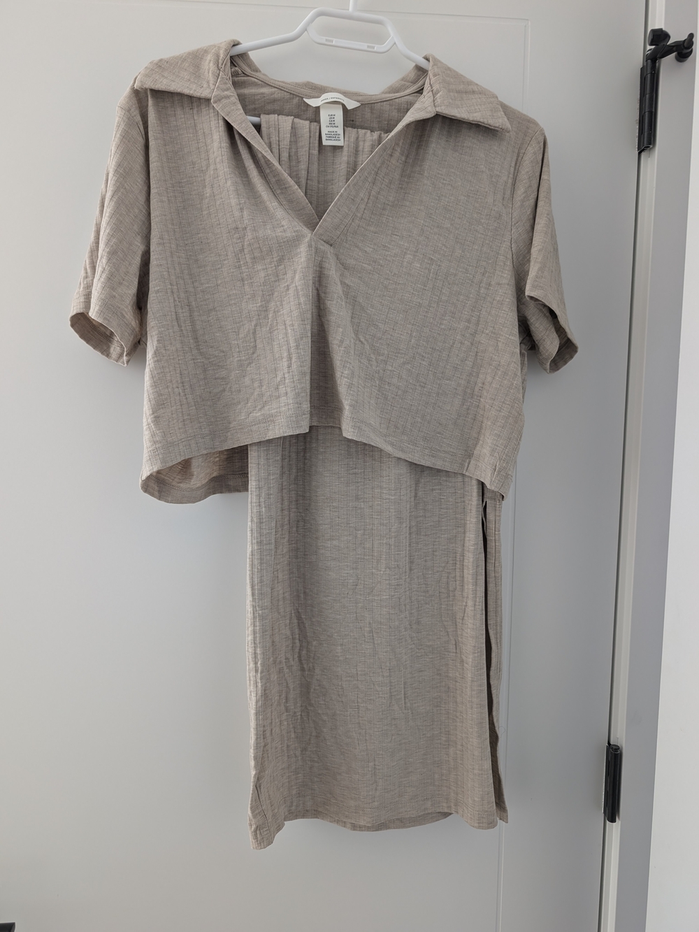 H&M Mama Two Piece Maternity Ribbed Set Size Small - Picture 3 of 3